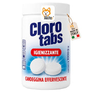 Akitaink Cloro Tabs 1kg Pastiglie Multiuso Candeggina