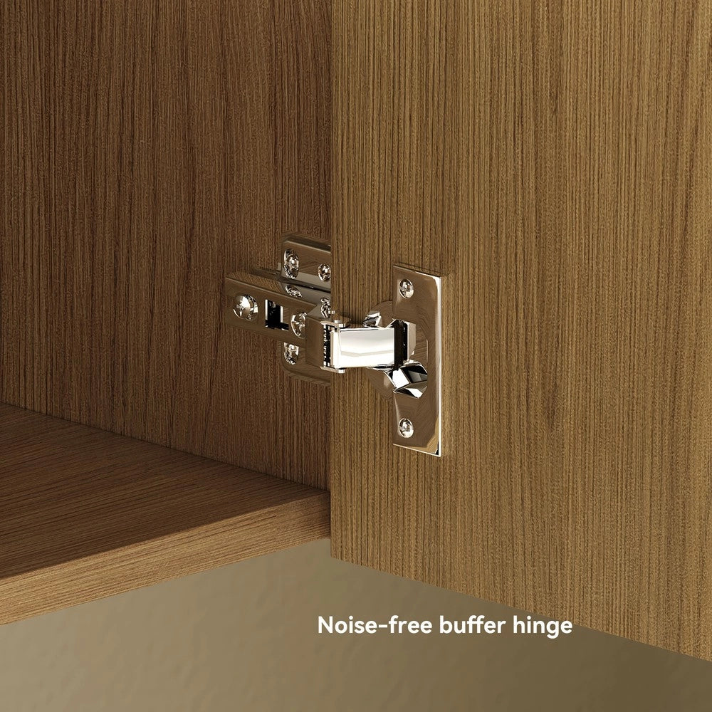 Armadietto Bagno 60 cm ¨C Xylo ¨C Rovere Chiaro, 2 Ante, Salvaspazio