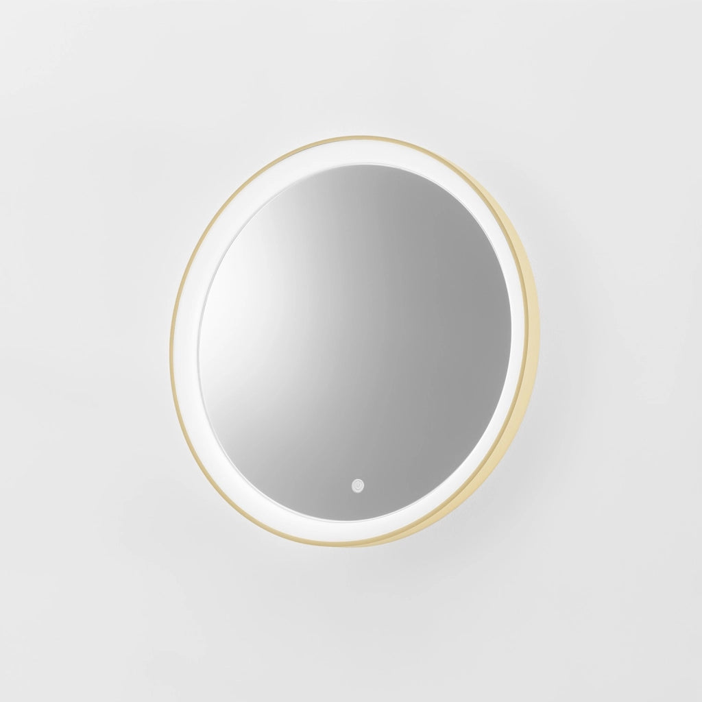 KRIZIA A/P - Applique Led 25W Dimmerabile con Specchio, Touch CCT 3000K-4000K, Antiappannamento, Finitura New Beige - Gealuce