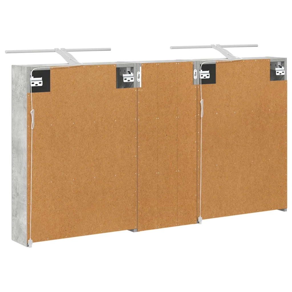 Set di Armadi da Bagno con lo scaffale 3 pcs 130 x 14,5 x 70 cm