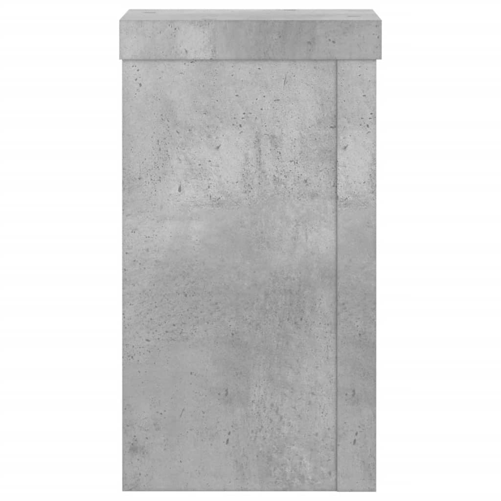 Portavasi mobili per fiori set da 2 legno ingegnerizzato grigio 02_0045335