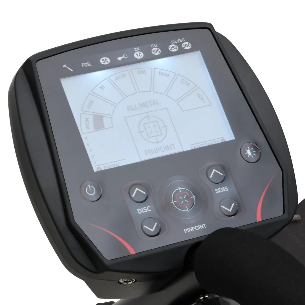 Metal Detector 20 cm Profondità Ricerca Schermo LCD 375722