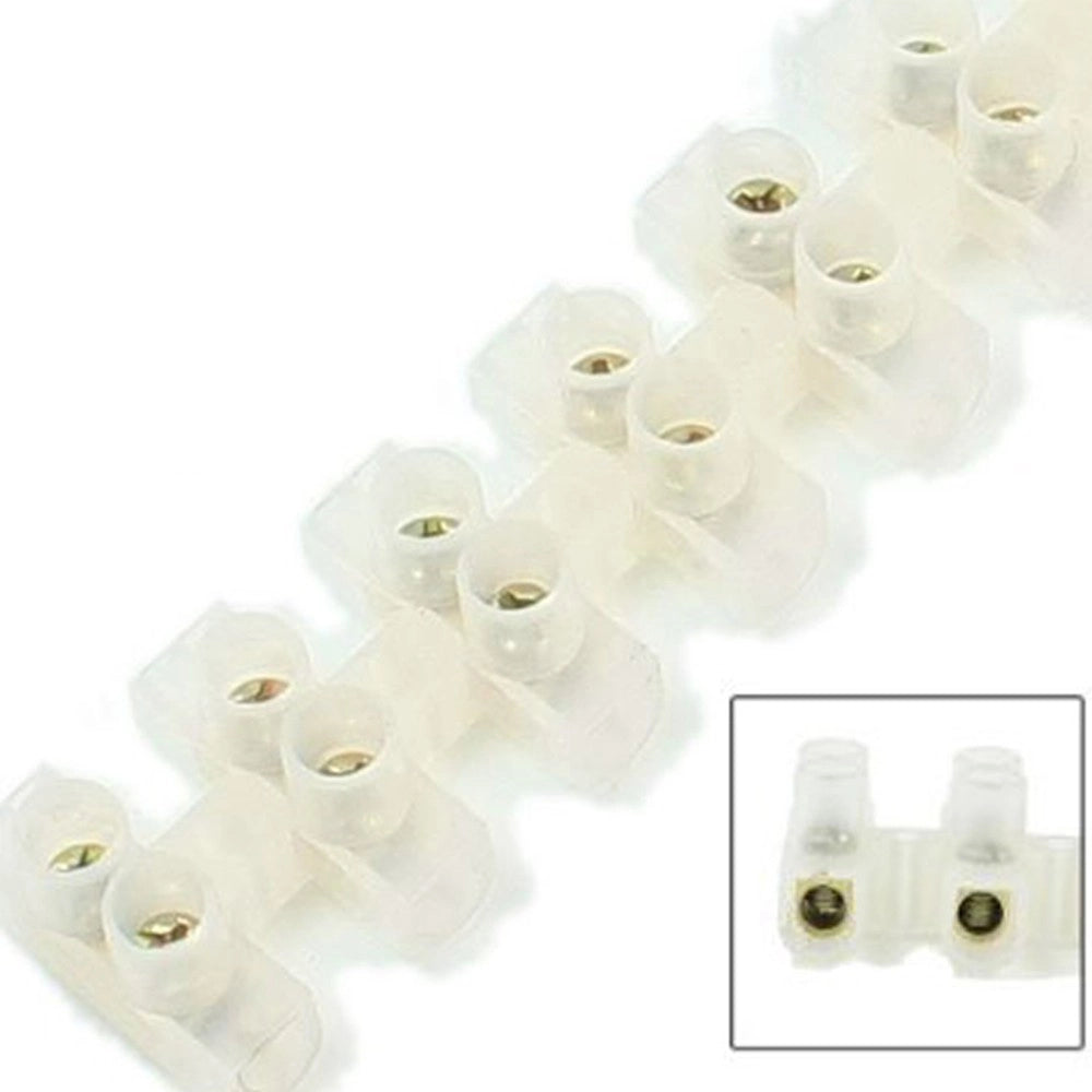 Trade Shop - Terminal Block Connettore Terminali Morsetti Per Cavi Elettrici 6 Posizioni 20 A -