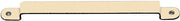 Lepel Bar 38, 0887-006, 38 cm di lunghezza, 1,5 cm di profondità, 2 cm di altezza, colore giallo oro, emaille, 38 cm di lunghezza