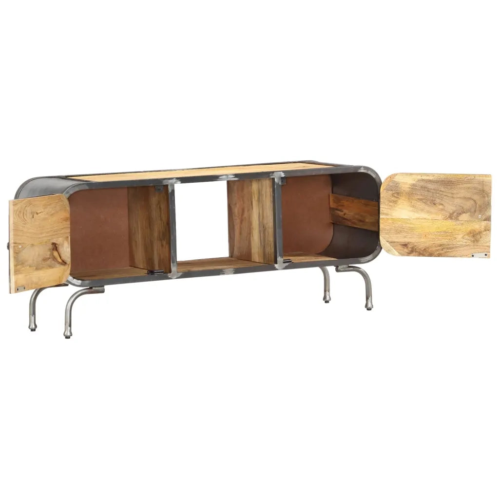 Mobile Porta TV 110x30x42 cm in Legno Massello di Mango 339711
