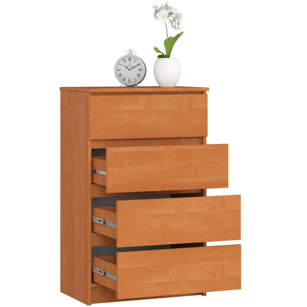Cassettiera AKORD K60 Cassettiera Ontano 60 cm 4 cassetti 60x40x99 cm