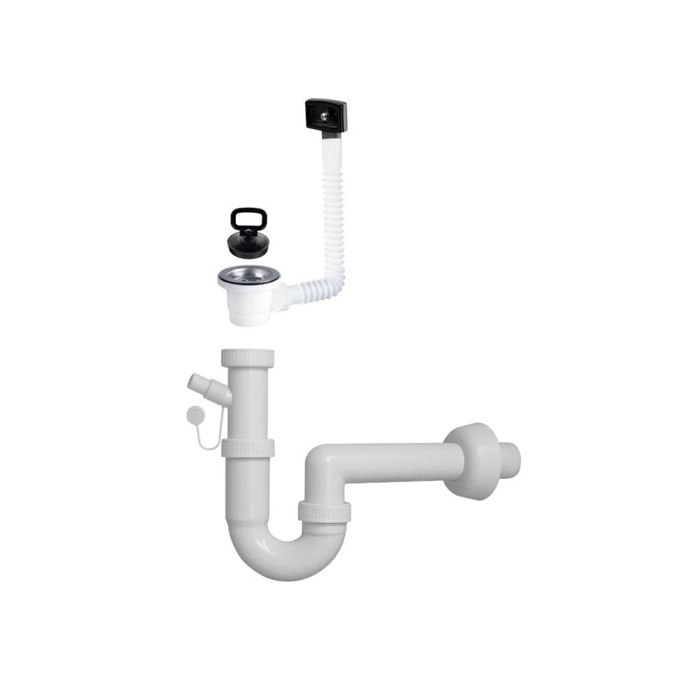 Lavello incasso cucina acciaio 76x43.5 una vasca e gocciolatoio sinistro SA07SX Samet