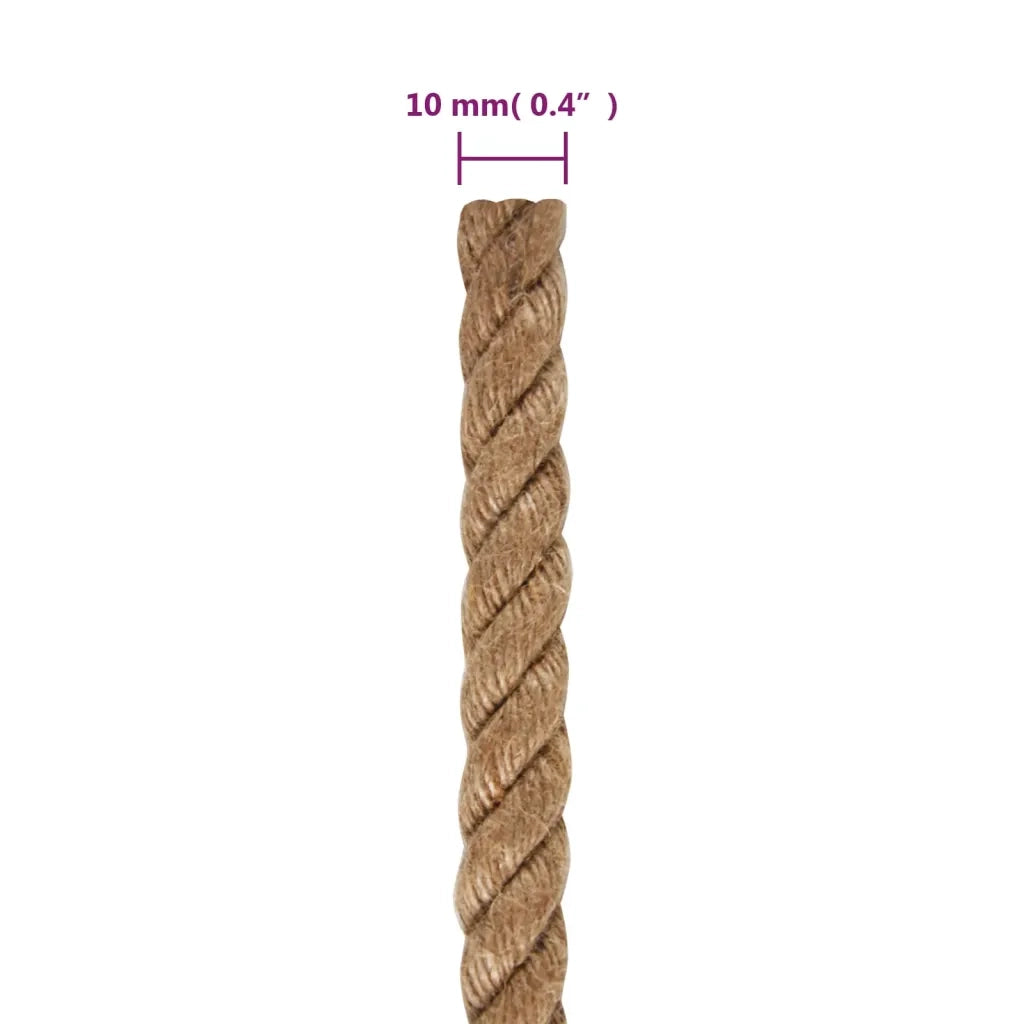 Corda | Fune in Juta Lunga 25 m Spessa 10 mm