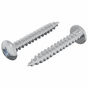 Vite in Legno 2 pz Argento M4 x 28 mm Ferro CFW4069918