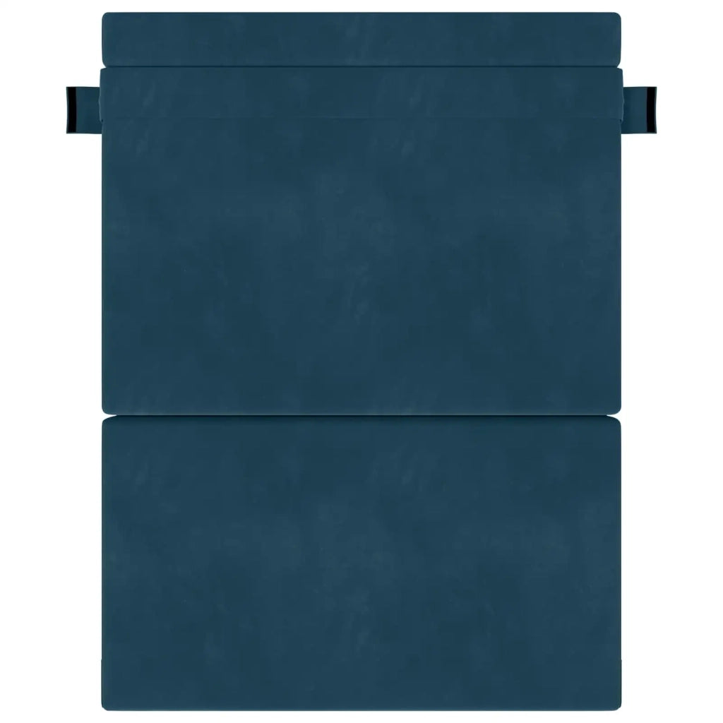 Divano Letto Pieghevole Blu 152 x 86,5 x 60 cm Tessuto