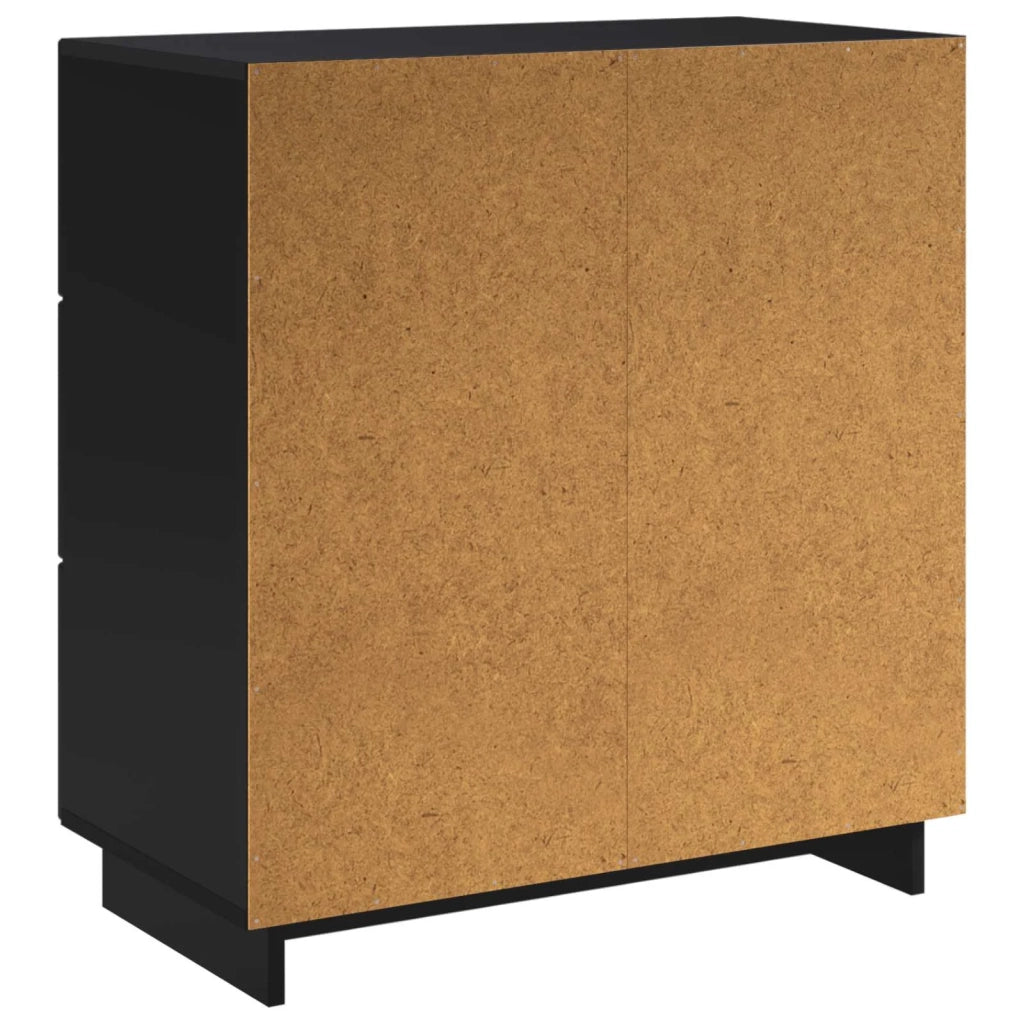 Credenza Nero 70 x 38 x 75 cm Legno ingegnerizzato 8011523
