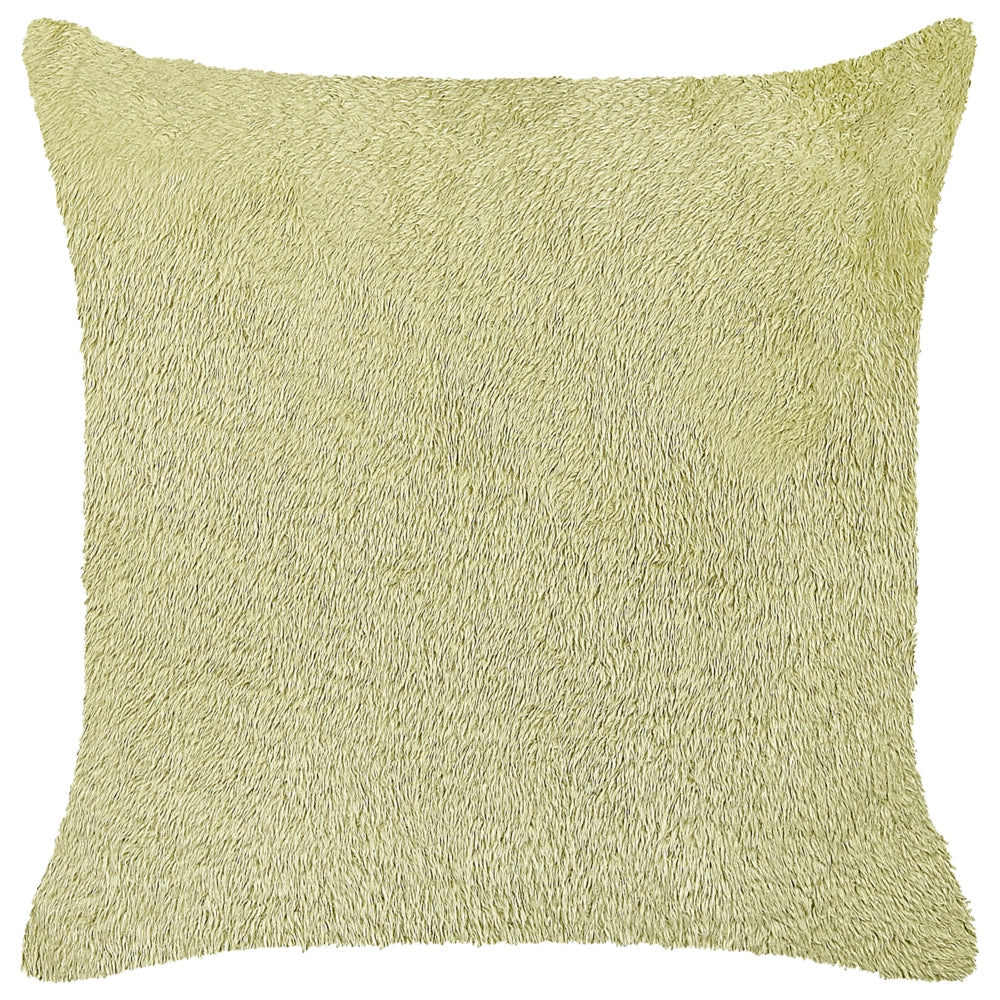 Set di 2 cuscini decorativi in poliestere verde 45 x 45 cm in stile boho con imbottitura