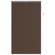 Tenda Veneziana | Tenda a lamelle Marrone Scuro con Motivo 213 x 110 cm 25 mm PVC