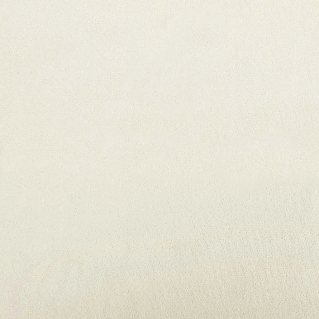 panchina con cuscino Crema 113 x 57 x 39 cm Velluto CFW2666316