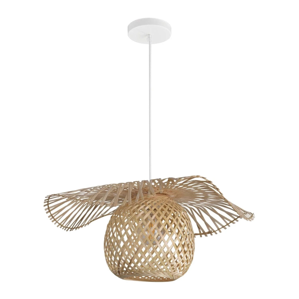 LÚZETE - LAMPADA DA SOFFITTO DI BAMBÙ PICCOLA E27 NALANI