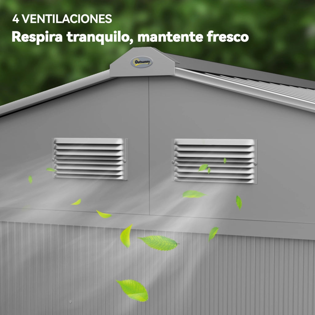 Casetta da Giardino ¨C Minimal ¨C Grigio 277x195x192 cm