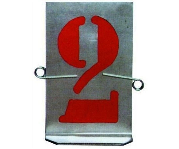 Vigor-Blinky Stampi Numeri Lamiera Zincata 9 Numeri Art. 606 40mm