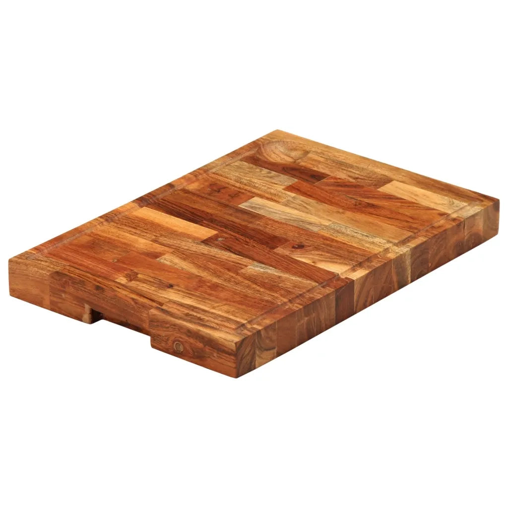 Tagliere 42x30x4 cm in Legno Massello di Acacia 376054