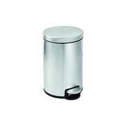 Pattumiera a pedale Vigor, inox 12 litri, 25x40h cm