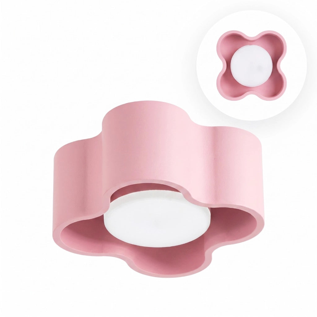 Plafoniera OVIO 1 rosa Gx53
