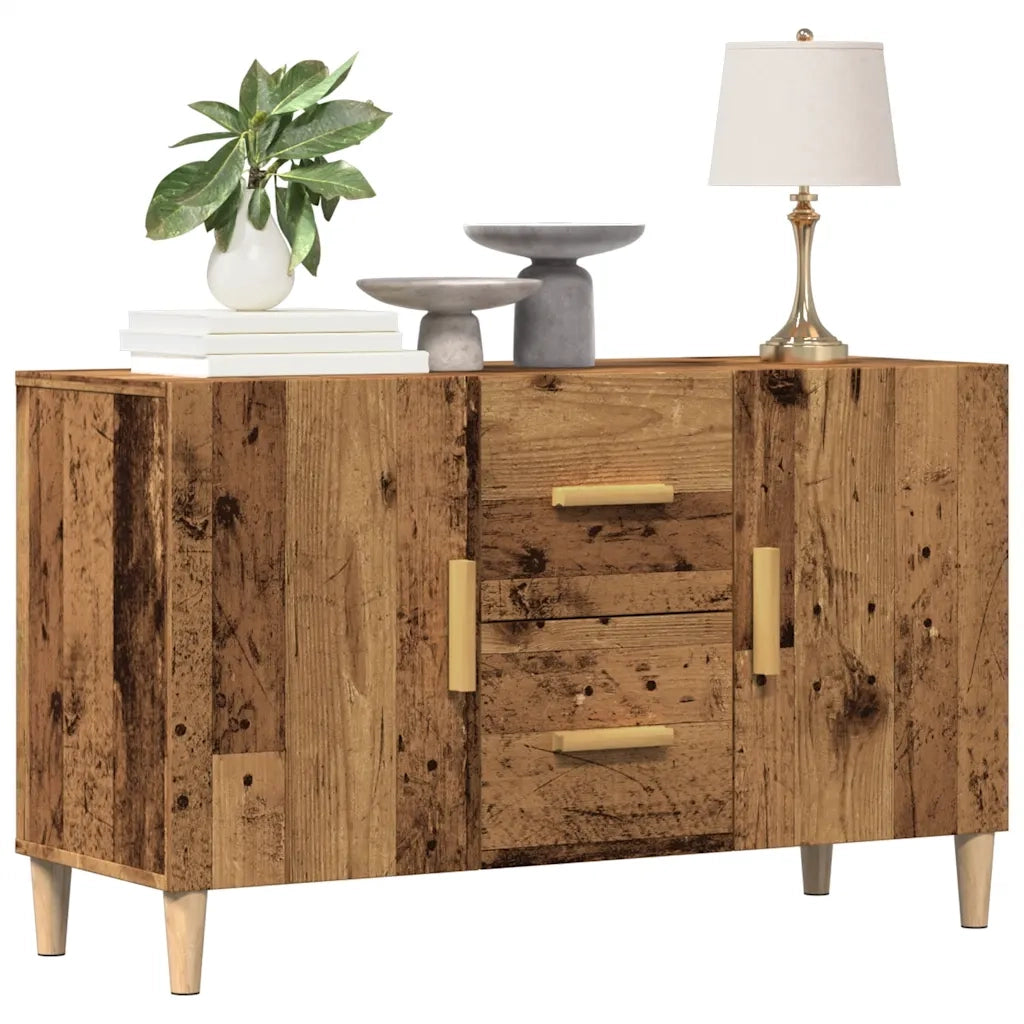 Credenza-Buffet-Armadio da cucina Legno Antico 100x36x60 cm in Legno Multistrato 502488