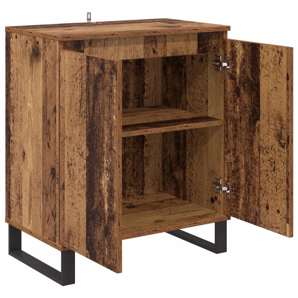 Credenza | Madia | Buffet da pranzo | Armadio da pranzo Legno vecchio 60 x 35 x 70 cm Legno multistrato