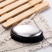 Pacco con 5 pezzi di sapone in acciaio inossidabile, sapone metallico, rimuove gli odori di aglio, cipolle e pesce.
