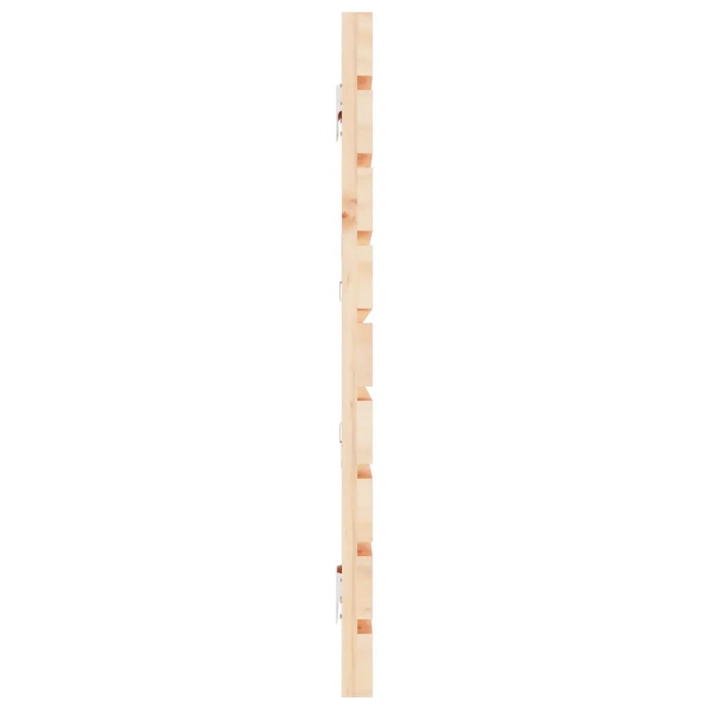 Testiera da Parete-Testiera a Muro-Testata Decorativa 166x3x63 cm in Legno Massello di Pino 839594