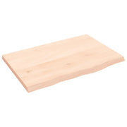 Mensole Parete | Scaffale a Parete | Ripiano a Parete 60x40x2 cm Legno Massello Rovere Non Trattato