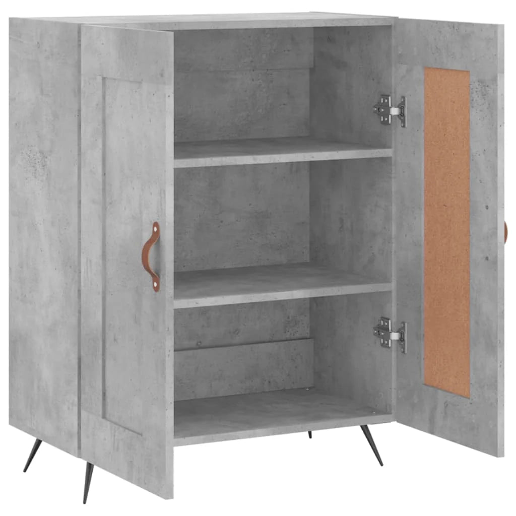 Buffet credenza cassettiera armadio mobile contenitore organizer per cucina soggiorno salotto 69,5 x 34 x 90 cm legno ingegnerizzato grigio 02_0032050