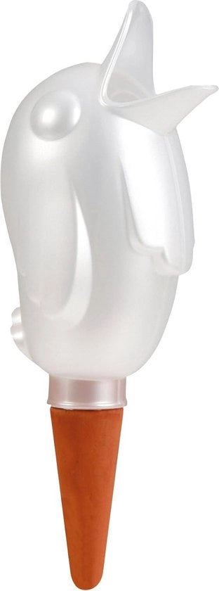 Dispensatore acqua XXL - Champagne 1000 ml - Irrigatore per piante - Acciaio terracotta - Piante e fiori