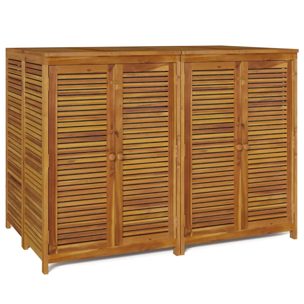 Baule/contenitore da giardino 140 x 87 x 104 cm legno massello di acacia 02_0013007