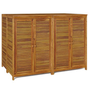 Baule/contenitore da giardino 140 x 87 x 104 cm legno massello di acacia 02_0013007