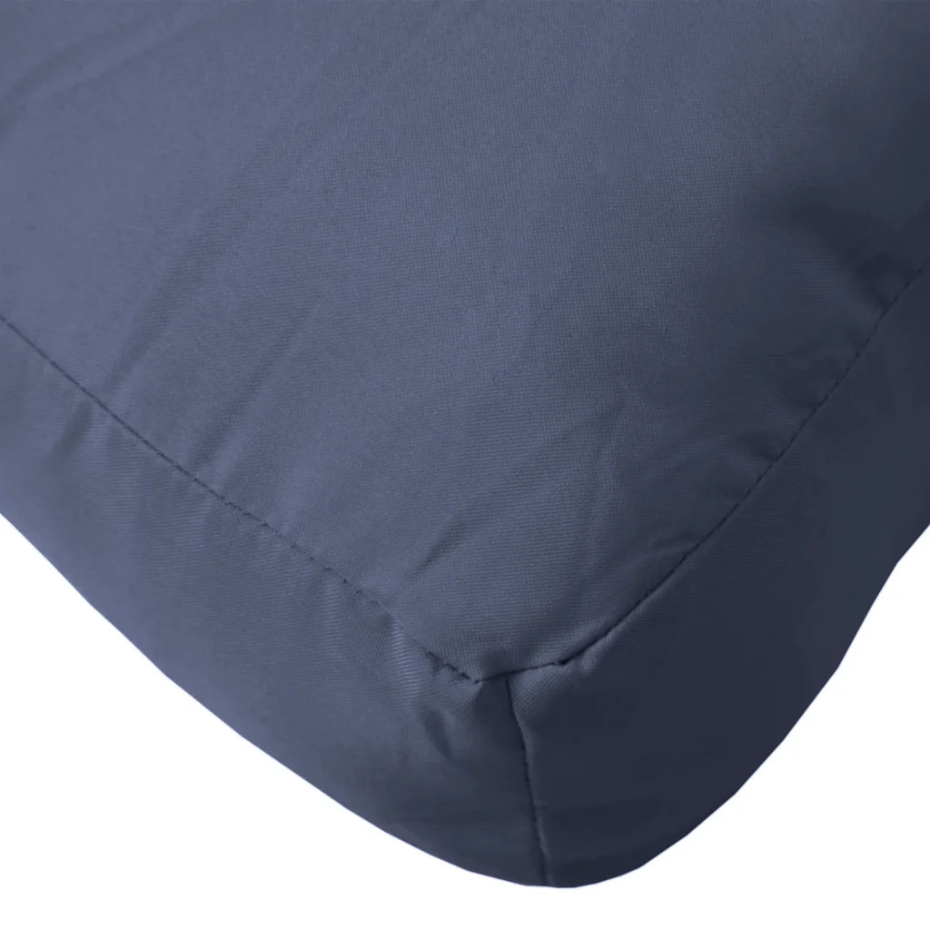 Cuscino per Pallet Blu Marino 60x60x9,5 cm in Tessuto Oxford