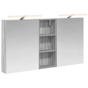 Set di Armadi da Bagno | Armadio da bagno con lo scaffale 3 pz 130 x 14,5 x 70 cm