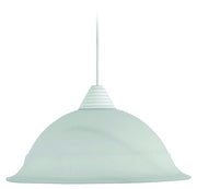 LIDIA LAMPADA SOSPENSIONE DA SOFFITTO E27 1 LUCE 30 CM BIANCA