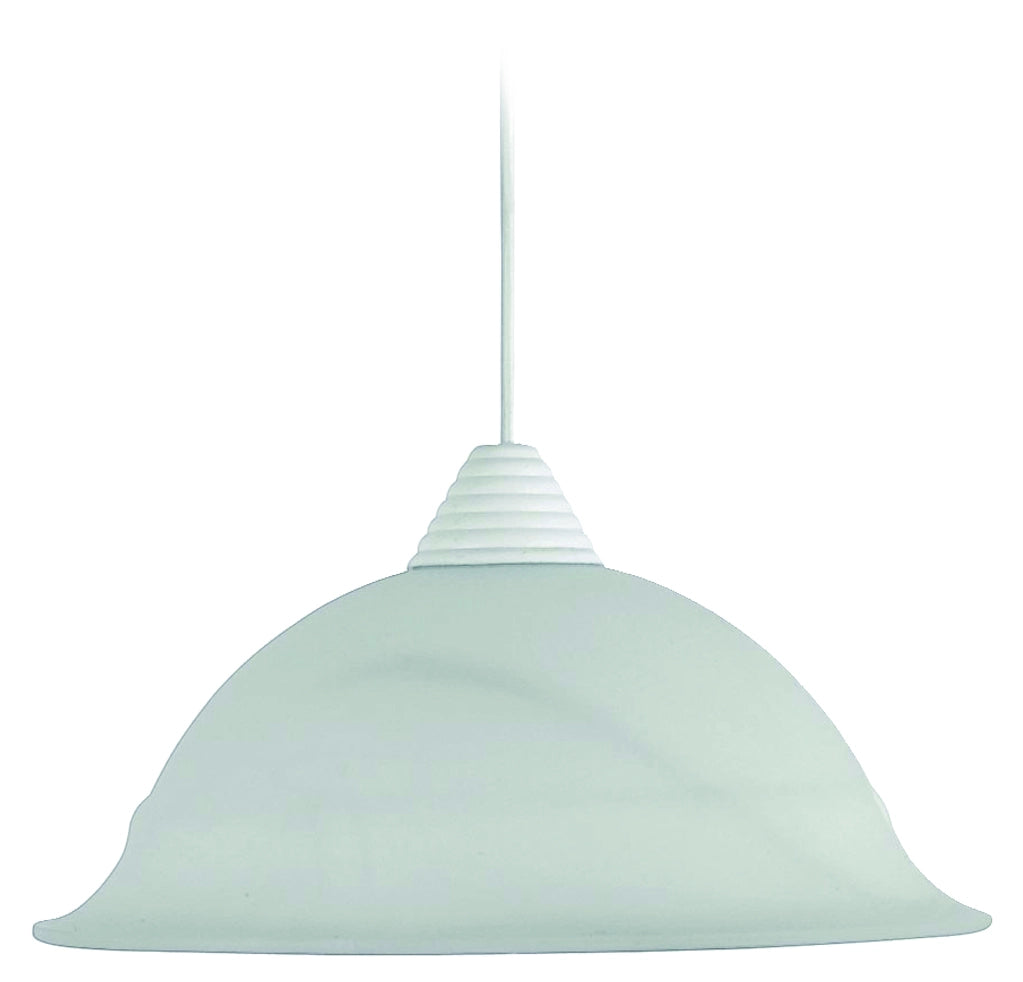 LIDIA LAMPADA SOSPENSIONE DA SOFFITTO E27 1 LUCE 30 CM BIANCA