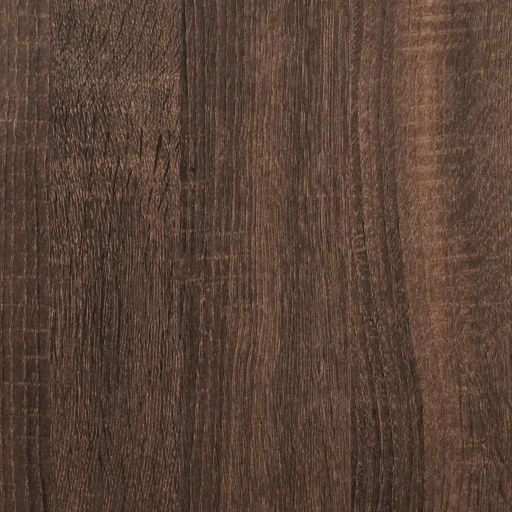 Scarpiera Rovere Marrone 32x35x92 cm in Legno Multistrato 816019