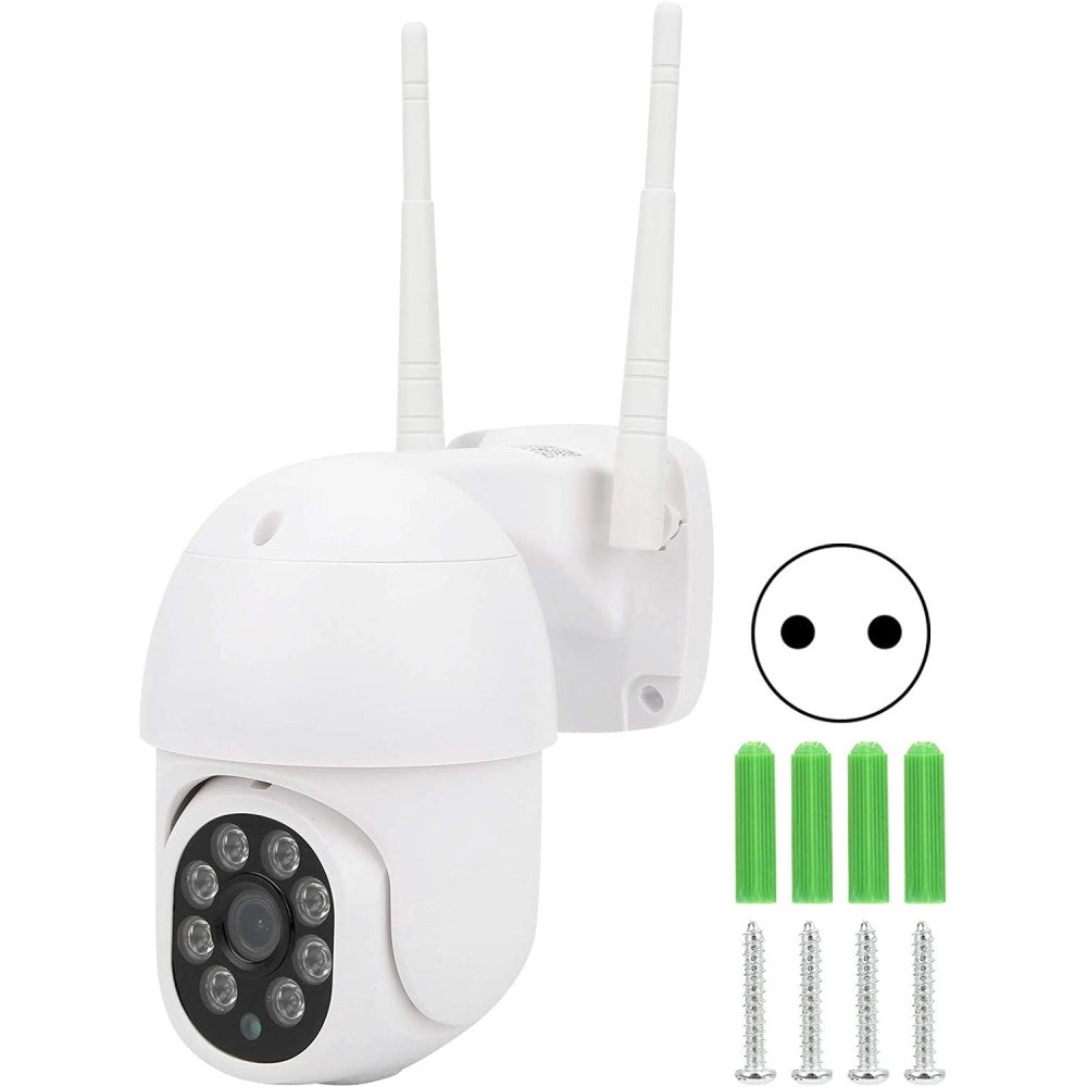 Trade Shop - Telecamera Di Sorveglianza Di Sicurezza Intelligente Di Rete Hd Wifi 5.0mp Q-s66 -