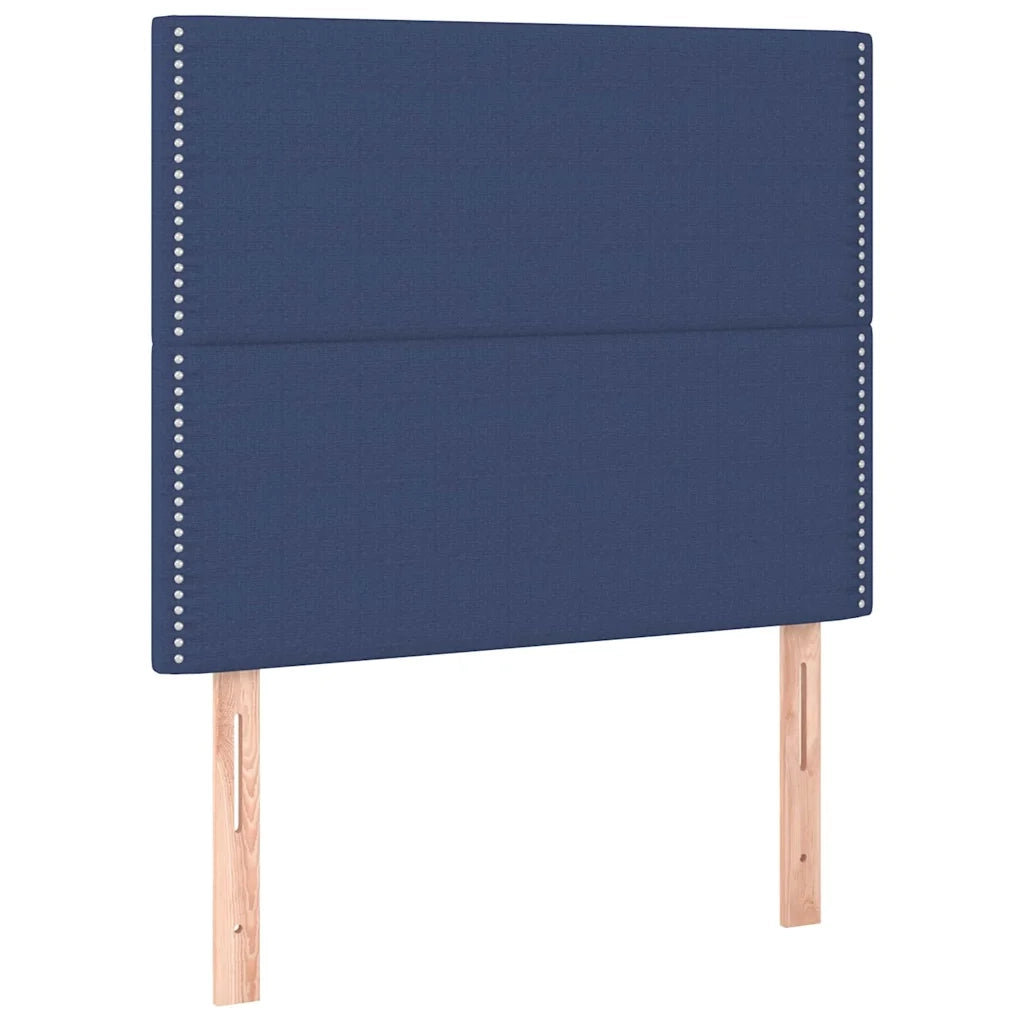 Giroletto a Molle con Materasso Blu 100x200 cm in Tessuto 3127867