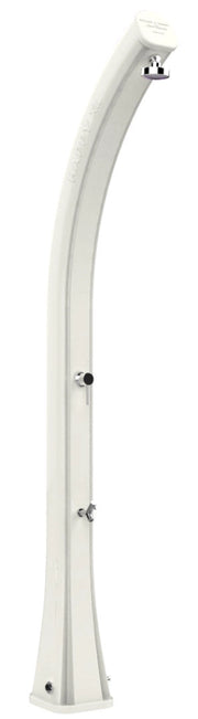 Doccia Solare da Giardino 35L Miscelatore e Lavapiedi Arkema Happy XL Bianco