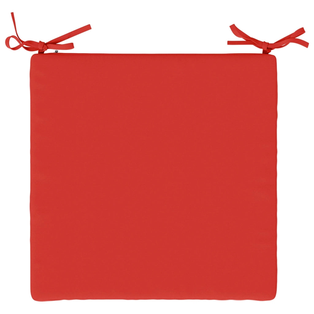 Cuscini per Sedia in 4 Pezzi SOEST 4 pz 100% Poliestere Rosso 944349