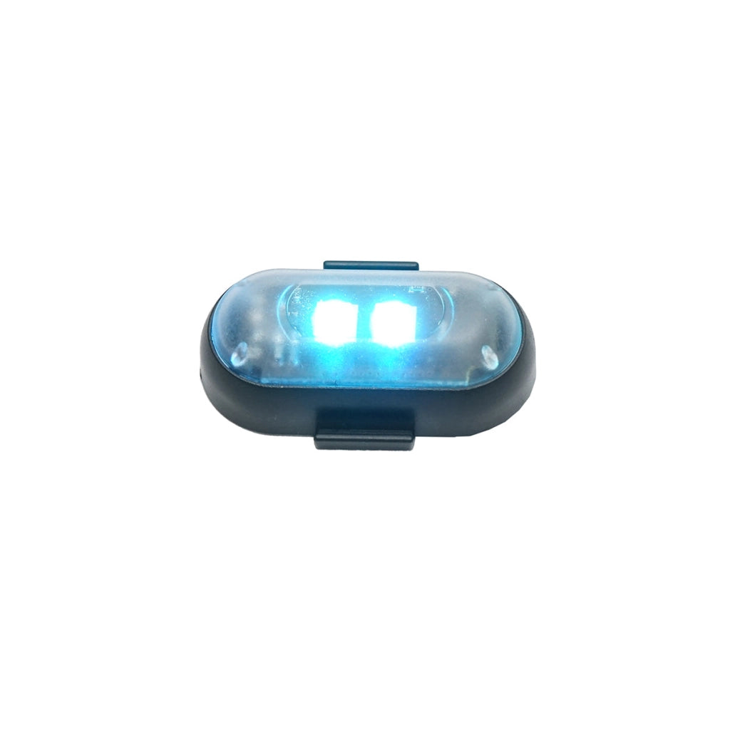 Set di 6 luci stroboscopiche LED RGB con telecomando, 10 modalità, 8 colori, batteria al litio ricaricabile da 110 mAh USB-C IP65