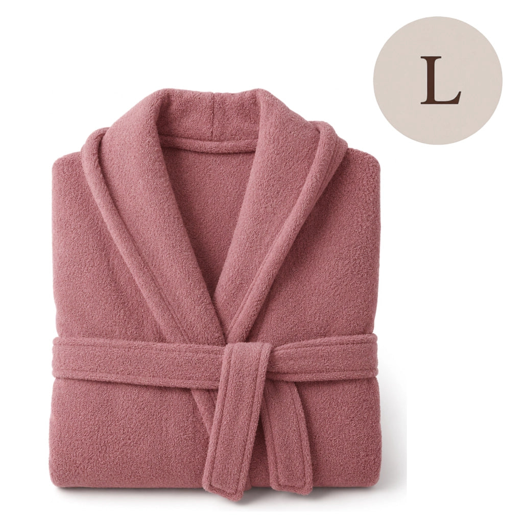 Satotite, Accappatoio 100% Cotone con Cappuccio, Rosa