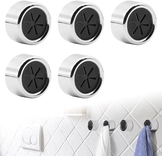 Sostegno asciugamani senza forare - 5 pezzi - Accessori per campeggio - Accessori per cucina - Gadgets pratici - Must-have per l'abitazione - Sostegno asciugamani