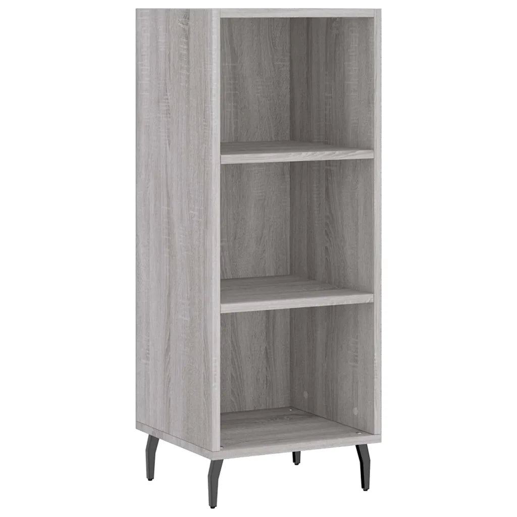 Credenza-Buffet-Armadio da cucina Grigio Sonoma 34,5x32,5x90 cm in Legno Multistrato 387233