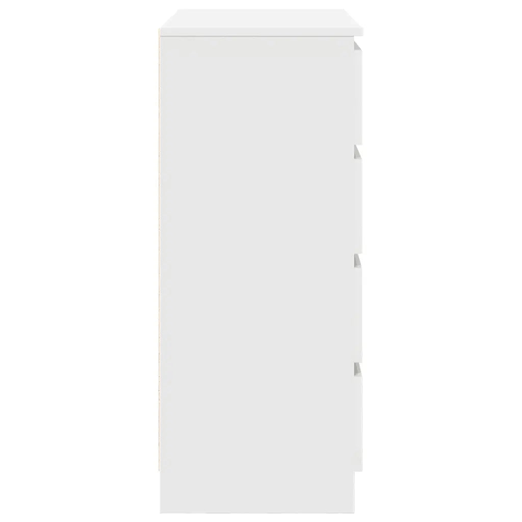 vidaXL Credenza con Cassetti Bianco 71x35x84 cm in Legno Multistrato