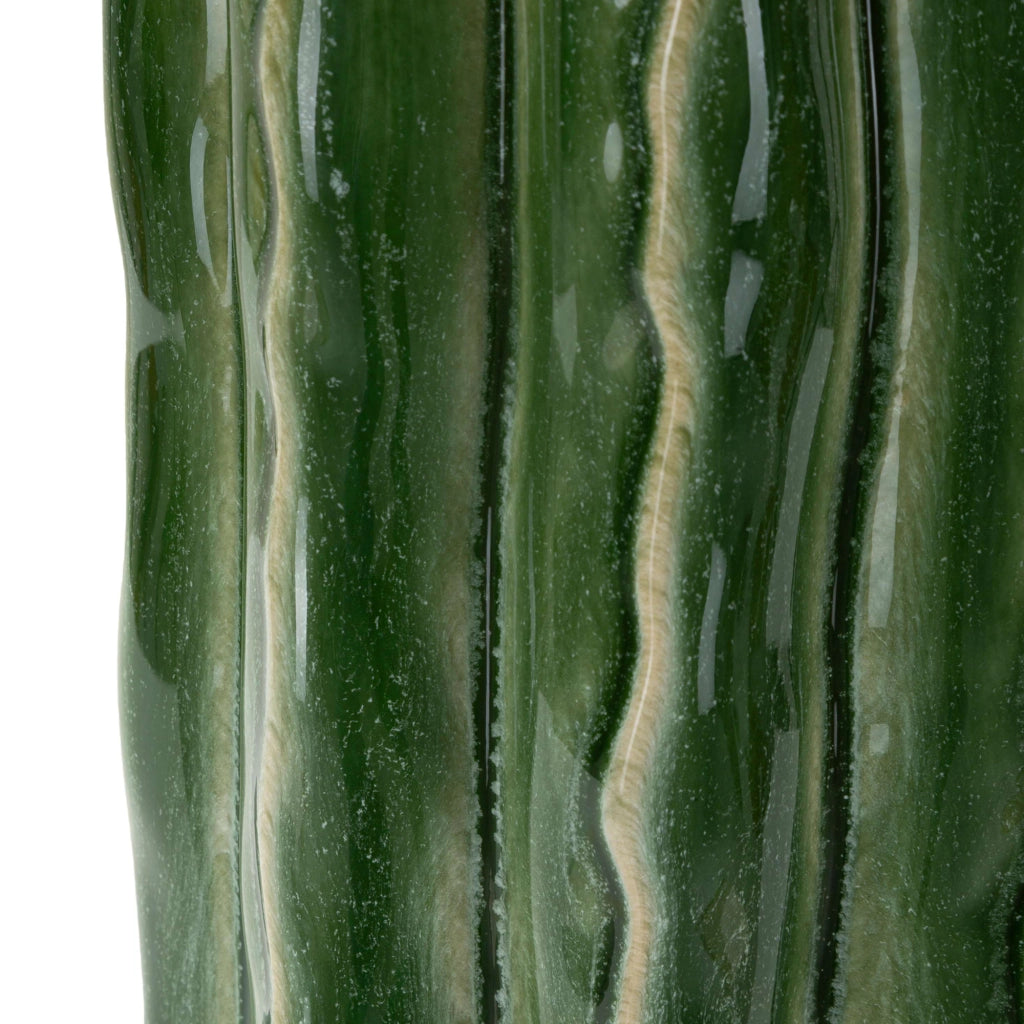 Baseva, Vaso Disegno con Cactus, Verde