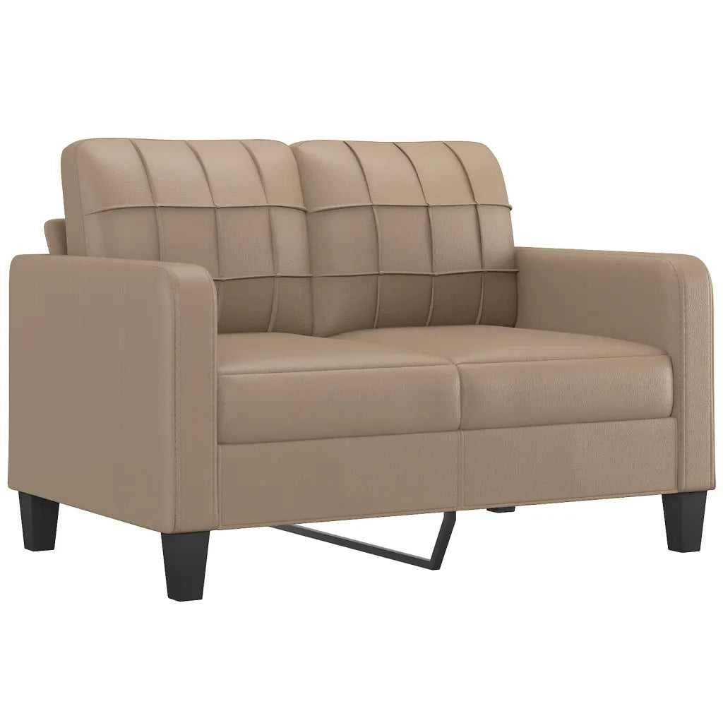 Set di Divani 3 pz con Cuscini cappuccino in Similpellecod mxl 83121