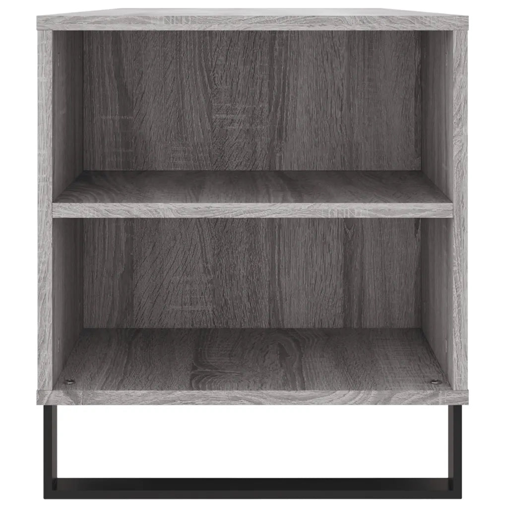 Tavolino Salotto-Tavolino da soggiorno-Tavolo Grigio Sonoma 102x44,5x50 cm Legno Multistrato 517852